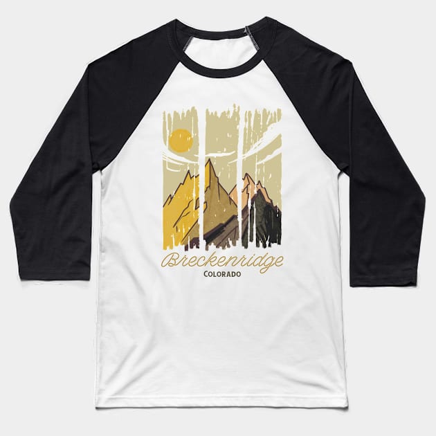 Breckenridge Colorado Baseball T-Shirt by Anv2